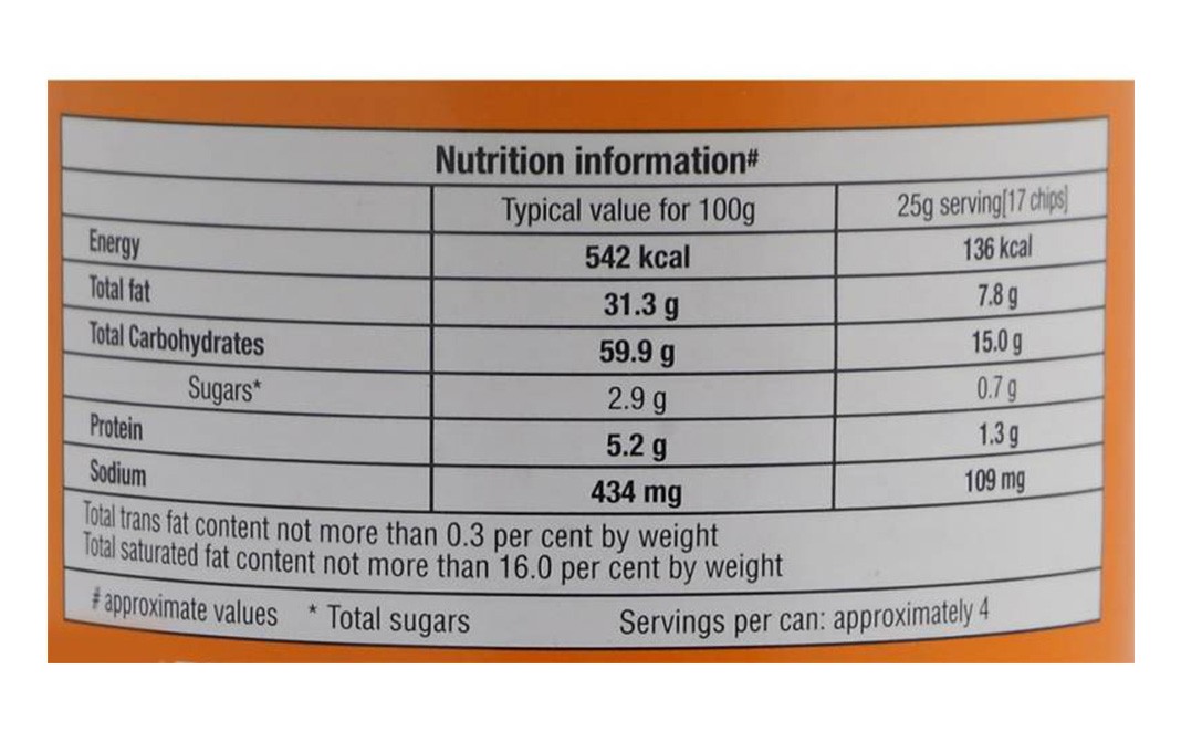 Pringles Potato Crisps Zingy Tomato Flavour   Container  110 grams